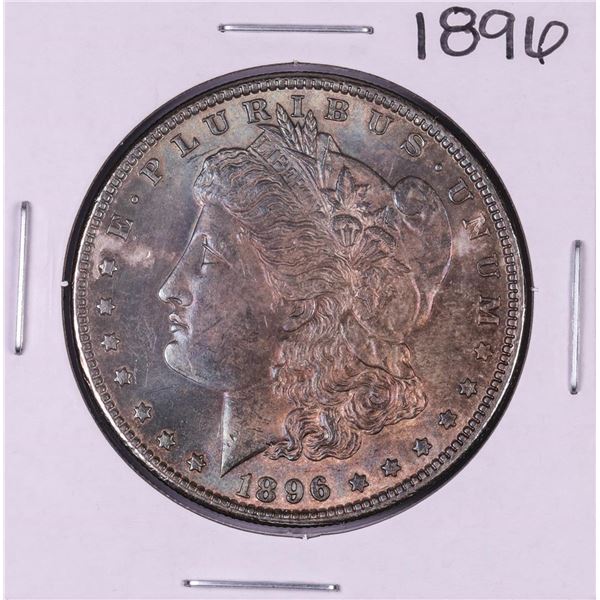 1896 $1 Morgan Silver Dollar Coin Nice Toning