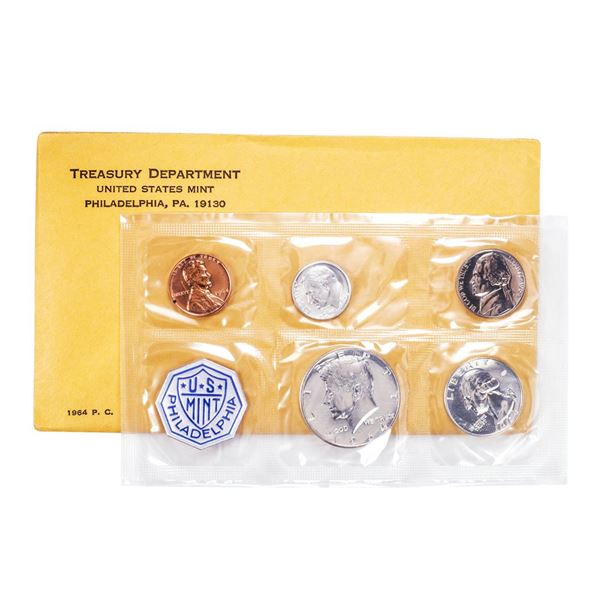 1964 (5) Coin Proof Set in Envelope