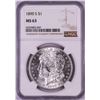 Image 1 : 1890-S $1 Morgan Silver Dollar Coin NGC MS63
