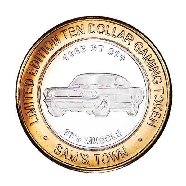 .999 Silver Sam's Town Las Vegas, Nevada $10 Limited Edition Casino Gaming Token