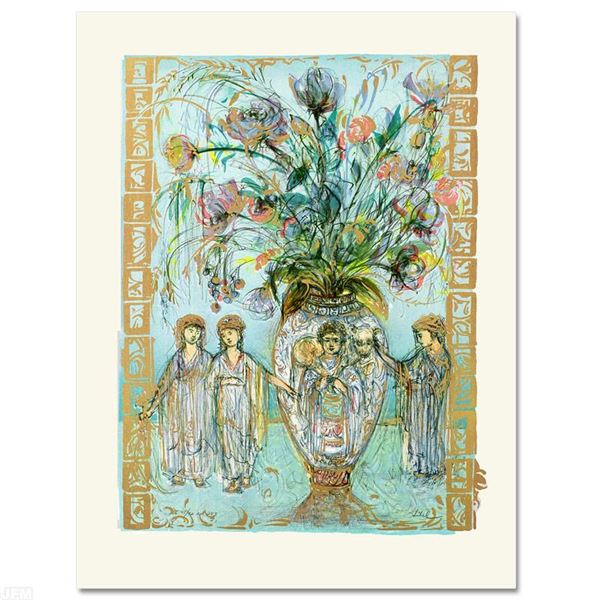 Hibel (1917-2014) "Ancient Wisdom" Limited Edition Lithograph On Paper