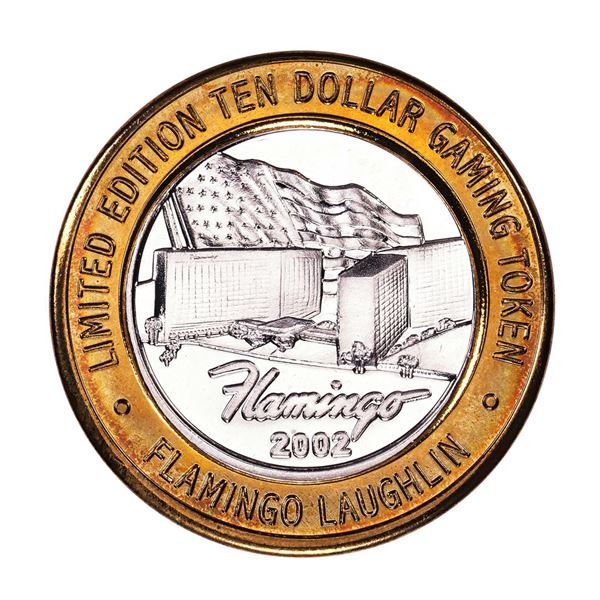 .999 Silver Flamingo Laughlin, NV $10 Casino Limited Edition Gaming Token