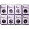Image 1 : Lot of 1956-1963 Proof Franklin Half Dollar Coins NGC PF68