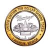 Image 2 : .999 Fine Silver Flamingo Laughlin, Nevada $10 Limited Edition Gaming Token