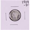 Image 1 : 1919-D Mercury Dime Coin