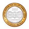 Image 2 : .999 Fine Silver Gold Coast Las Vegas, Nevada $10 Casino Limited Edition Gaming Token