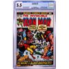 Image 1 : Marvel Comics The Invincible Iron Man #55 Comic Book 2/73 CGC 5.5