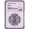 Image 1 : 1956 Type 2 Proof Franklin Half Dollar Coin NGC PF69