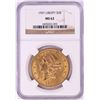 Image 1 : 1907 $20 Liberty Head Double Eagle Gold Coin NGC MS62