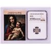 Image 1 : 1550 KB Hungary Denar 'Madonna and Child' Coin NGC AU55 w/ Story Box