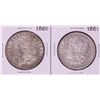 Image 1 : Lot of 1880-1881 $1 Morgan Silver Dollar Coins