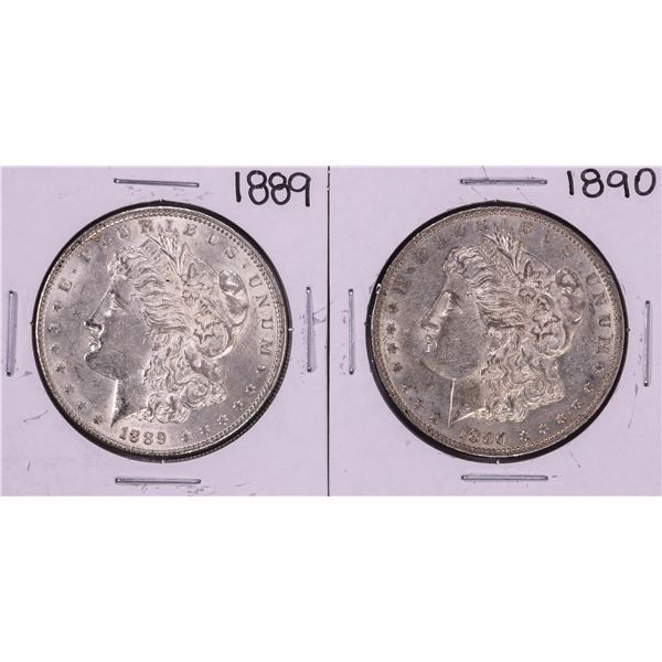 Lot of 1889-1890 $1 Morgan Silver Dollar Coins