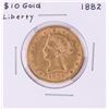Image 1 : 1882 $10 Liberty Head Eagle Gold Coin
