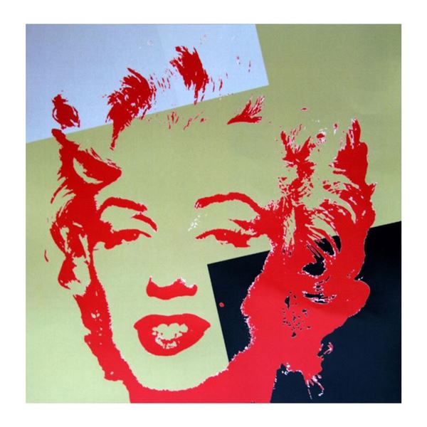 Andy Warhol  Golden Marilyn 1144  Limited Edition Serigraph On Board