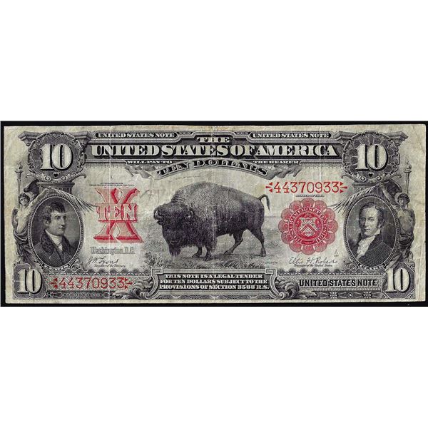 1901 $10 Bison Legal Tender Note