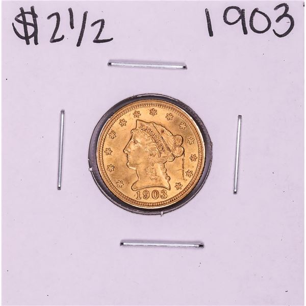 1903 $2 1/2 Liberty Head Quarter Eagle Gold Coin