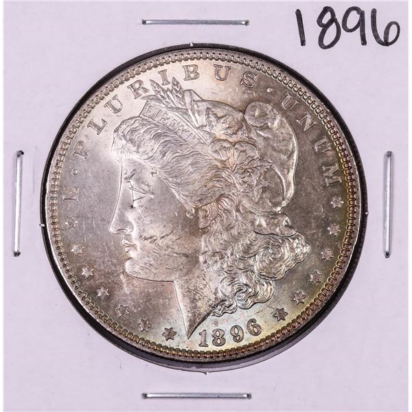 1896 $1 Morgan Silver Dollar Coin Nice Toning