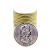 Image 1 : Roll of (20) Brilliant Uncirculated 1963 Franklin Half Dollar Coins
