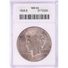 Image 1 : 1928 $1 Peace Silver Dollar Coin ANACS MS60