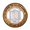 Image 2 : .999 Fine Silver Gold River Laughlin, Nevada $10 Limited Edition Gaming Token