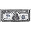 Image 1 : 1899 $5 Indian Chief Silver Certificate Note