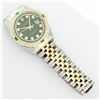 Image 6 : Rolex Men's Two Tone Green Diamond & Emerald Datejust Wristwatch