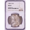 Image 1 : 1884-O $1 Morgan Silver Dollar Coin NGC MS63