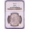 Image 1 : 1889 $1 Morgan Silver Dollar Coin NGC MS64