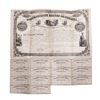 Image 1 : 1861 $1,000 Confederate Bond Obsolete Sheet B-25