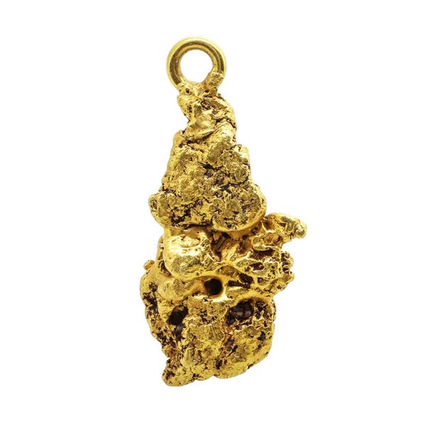 Gold Nugget Pendant 4.23 Grams Total Weight