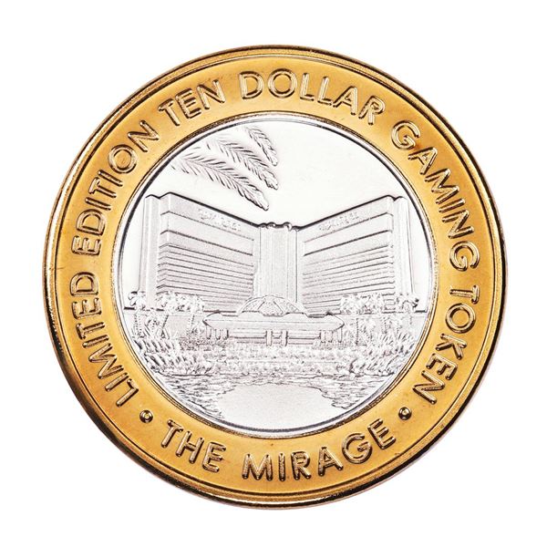 .999 Silver The Mirage Las Vegas, Nevada $10 Casino Limited Edition Gaming Token