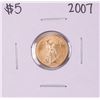 Image 1 : 2007 $5 American Gold Eagle Coin