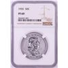 Image 1 : 1955 Proof Franklin Half Dollar Coin NGC PF69
