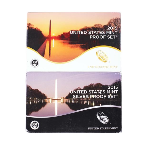 Lot of (2) 2015 United States Mint Proof Sets