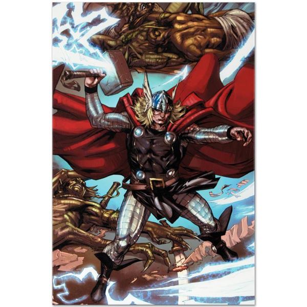 Marvel Comics "Thor: Heaven And Earth #3" Limited Edition Giclee On Canvas