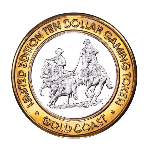 .999 Fine Silver Gold Coast Las Vegas $10 Casino Limited Edition Gaming Token