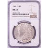 Image 1 : 1902-O $1 Morgan Silver Dollar Coin NGC MS63