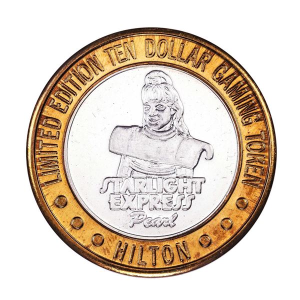 .999 Fine Silver Hilton Las Vegas $10 Casino Limited Edition Gaming Token