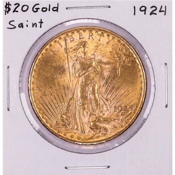 1924 $20 St Gaudens Double Eagle Gold Coin