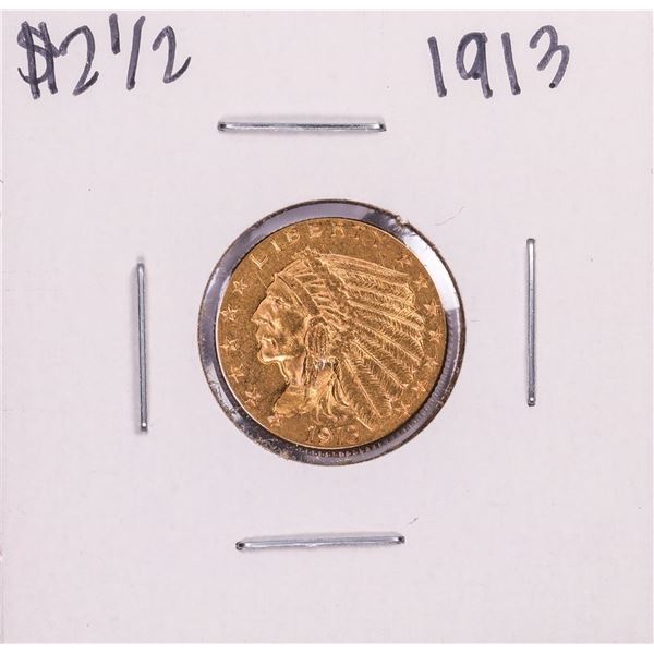 1913 $2 1/2 Indian Head Quarter Eagle Gold Coin