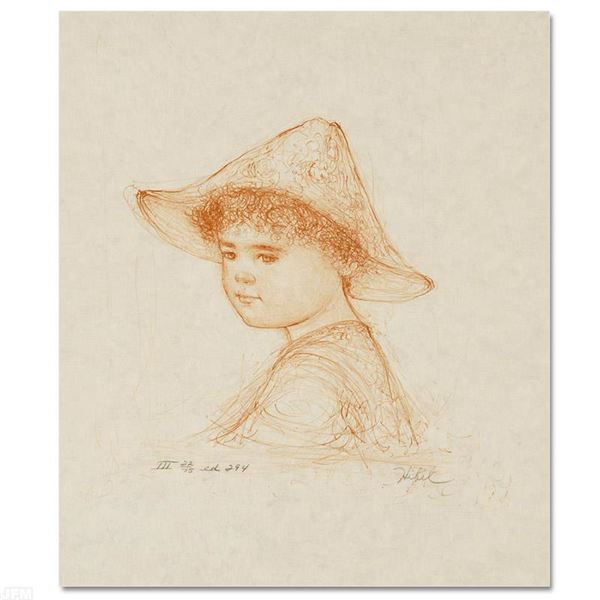 Hibel (1917-2014) "Anthony" Limited Edition Lithograph On Paper