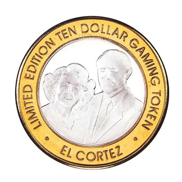 .999 Silver El Cortez Hotel and Casino $10 Limited Edition Gaming Token