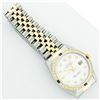 Image 7 : Rolex Men's Two Tone White Diamond & Sapphire Datejust Oyster Perpetual Wristwatch