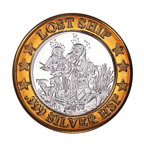 .999 Silver Royal Caribbean Cruise Line $10 Casino Limited Edition Gaming Token
