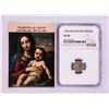 Image 1 : 1555 KB Hungary Denar 'Madonna and Child' Coin NGC XF45 w/ Story Box