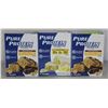 Image 1 : 3 PACKAGES PURE PROTEIN 6-50GRAM BARS PER BOX