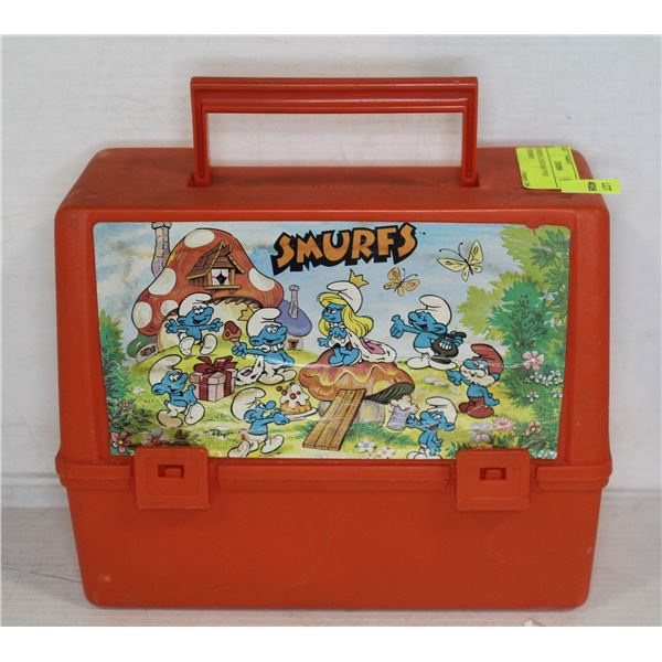 SMURFS LUNCH BOX WITH THERMOS