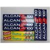 Image 1 : FLAT OF ASSORTED PLASTIC WRAP + ALUMINUM FOIL