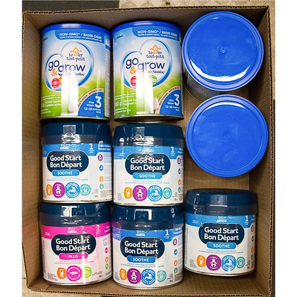 FLAT LOT OF ASSORTED PROTEIN POWDER