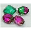 Image 1 : #30-BI-COLOUR TOURMALINE+GREEN MODARITE 36.55ct